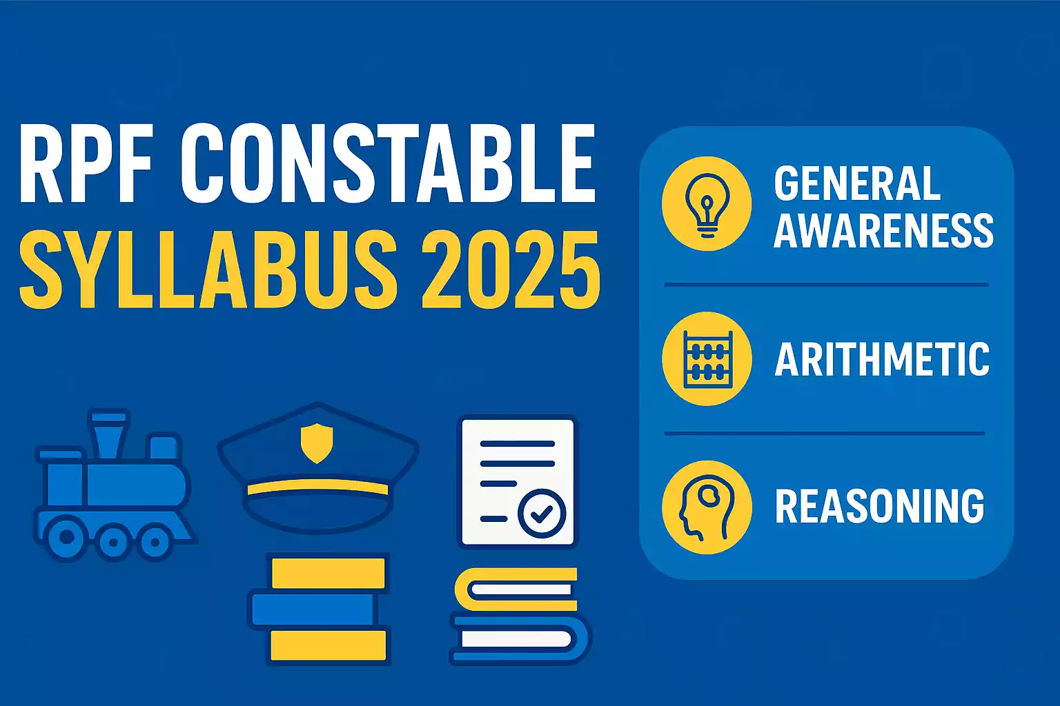 RPF Constable Syllabus 2025 PDF Download – Exam Pattern & Subject-Wise Syllabus
