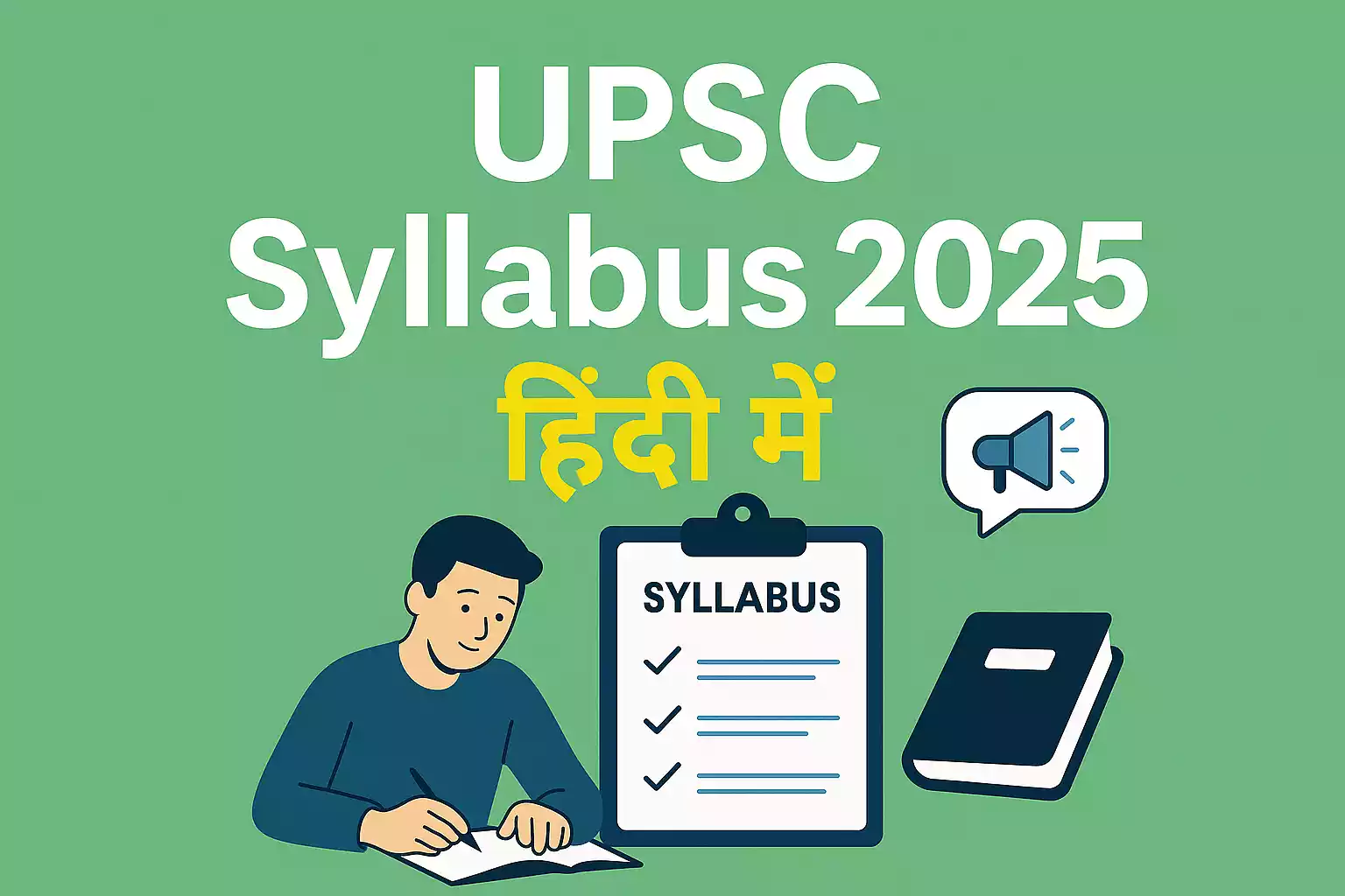 UPSC Syllabus 2025 in Hindi – IAS Prelims & Mains Syllabus PDF Download